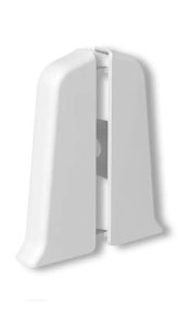 Заглушка для плинтуса Идеал Деконика 55 мм 001 Белый