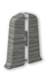 Заглушка для плинтуса Идеал Деконика 55 мм 210 Дуб пепельный