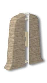 Заглушка для плинтуса Идеал Деконика 55 мм (213, дуб северный)