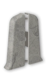 Заглушка для плинтуса Идеал Деконика 55 мм 547 Лофт светло-серый