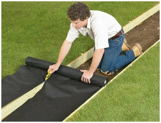 Геотекстиль TECHNOHAUT GEO-130 черный 70 м²