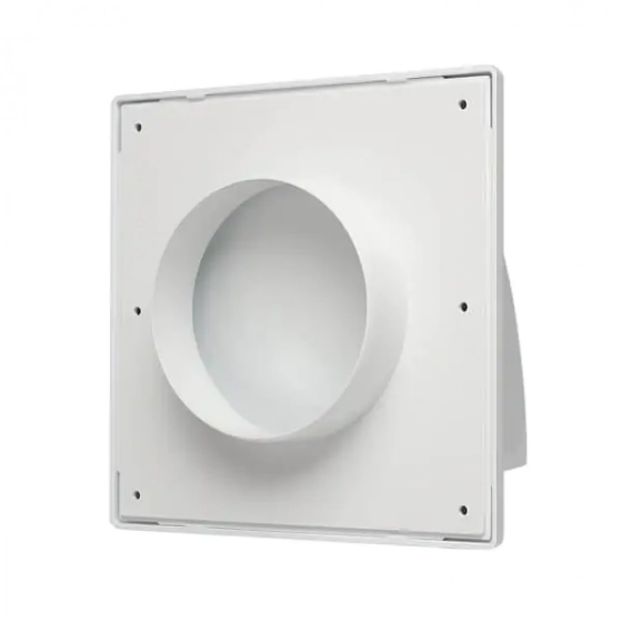 Вентиляционная решетка фасадная 170х170 мм с фланцем 100 мм