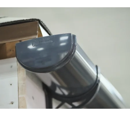 Заглушка желоба Технониколь Оптима RAL 7024 (серый)