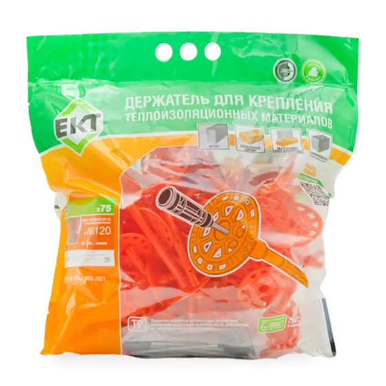 Дюбель для теплоизоляции 10х120 с термозаглушкой DTI-10 ЕКТ B009938 75 шт