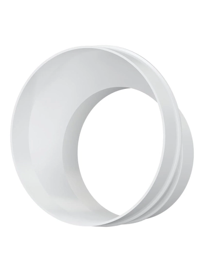 Переход (редуктор) пластиковый круглый 125/100 мм 1012,5РЭП