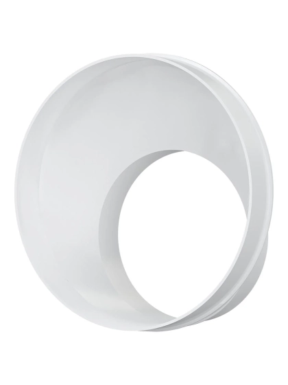 Переход (редуктор) пластиковый круглый 150/100 мм 1015РЭП