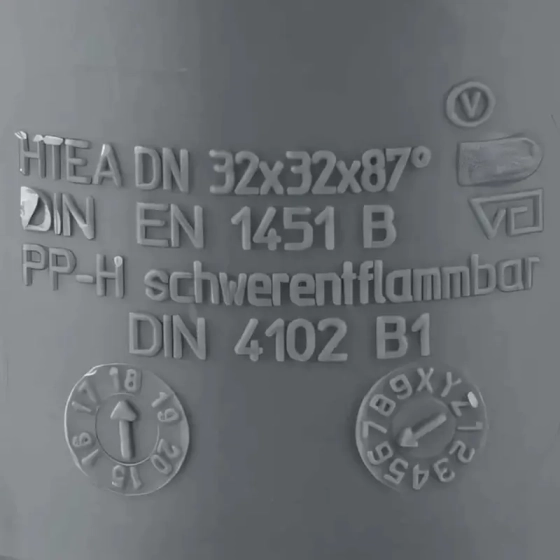 Тройник 32/32х87º Ostendorf HTЕA
