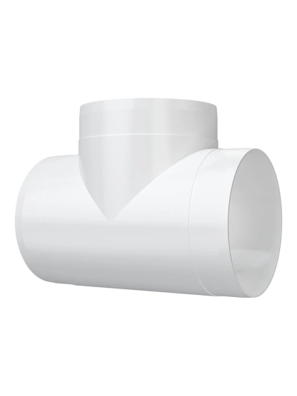 Тройник для круглых воздуховодов 125 мм 12,5ТП