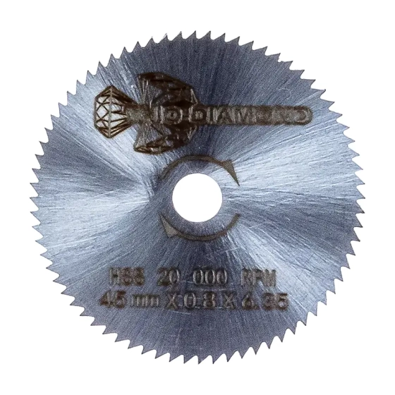 Набор пильных дисков по металлу HSS для гравера 5 шт Trio-diamond (141805)