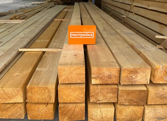 Брус нестроганный 150х100х6000 мм сорт 2-3
