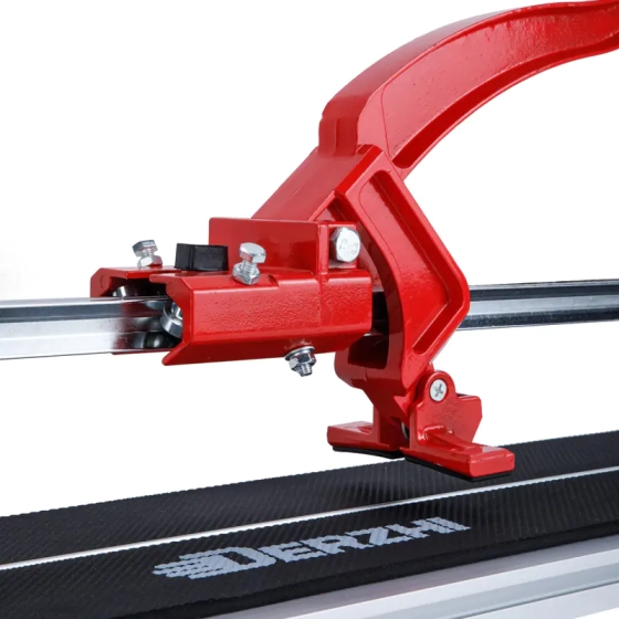 Плиткорез ручной рельсовый 1200 мм, 6 подшипников, DERZHI (187693)