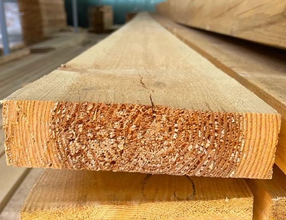 Брус нестроганный 200х50х3000 мм сорт 2-3