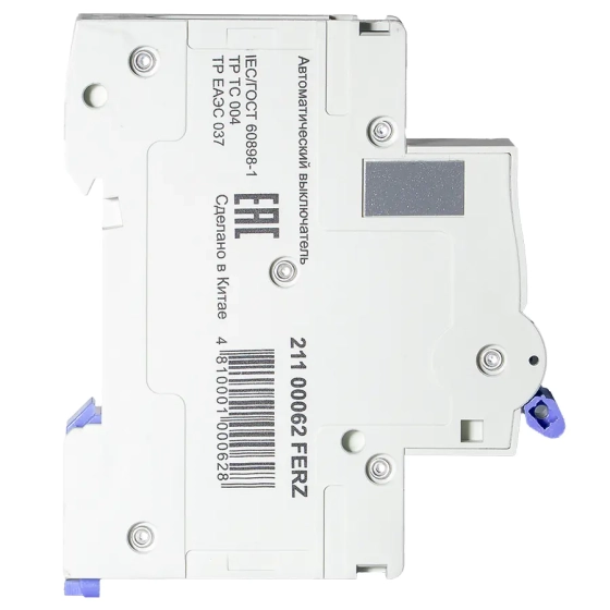 Автоматический выключатель DrFERZ FMB-C 6kA 1P 32A тип С (00062)