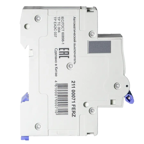 Автоматический выключатель DrFERZ FMB-C 6kA 2P 10A тип С (00071)