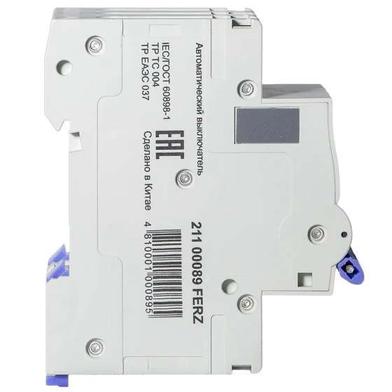 Автоматический выключатель DrFERZ FMB-C 6kA 3P 40A тип С (00089)