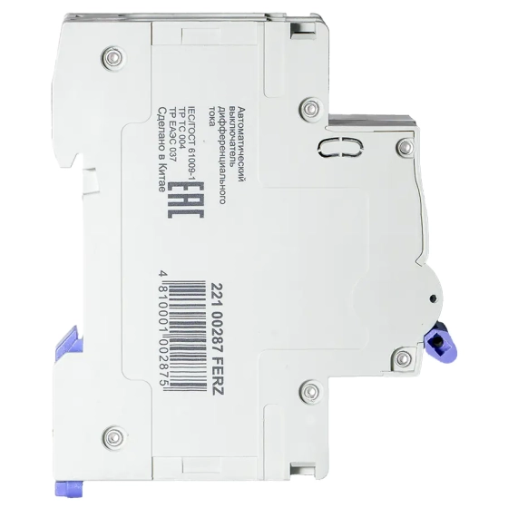 Дифавтомат DrFERZ FMO-EM-1P+N 10kA 25A/30mA тип А (00287)