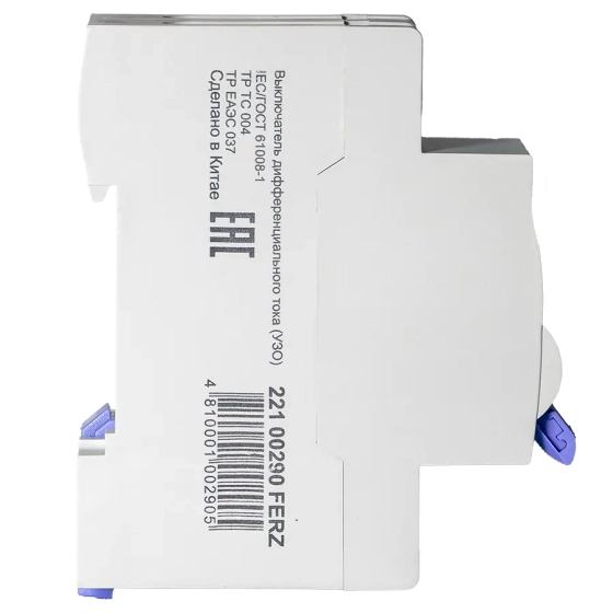 Устройство защитного отключения (УЗО) DrFERZ FMC-1P+N 25A 30mA 6kA тип AC (00290)