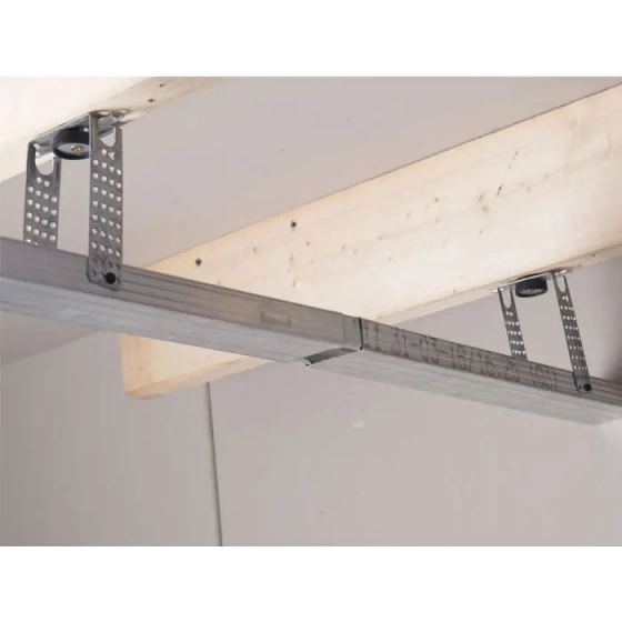 Подвес прямой антивибрационный удлиненный KNAUF 46 см, ребро 20 см