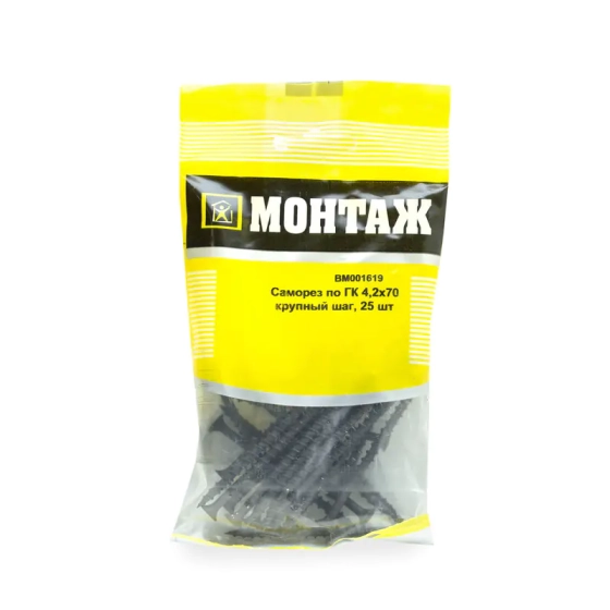 Саморез по дереву 4,2х70 (25 шт) BM001619