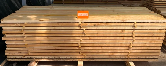 Брусок нестроганный 50х75х3000 мм Сорт 2-3