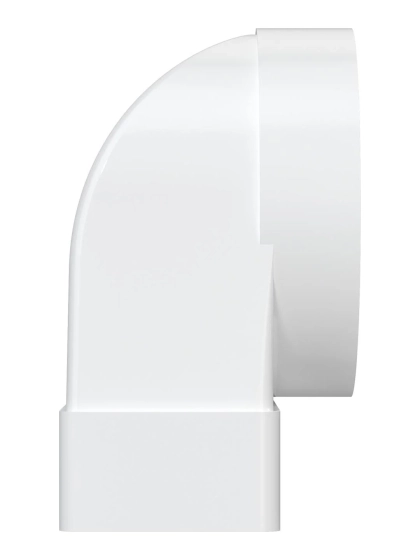 Колено-переходник С ФИТИНГ КАНАЛОМ 110х55/100 мм 511СК10ФП