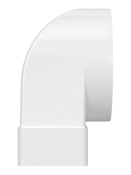 Колено-переходник воздуховода 90° 110х55/100 мм 511СК10КП