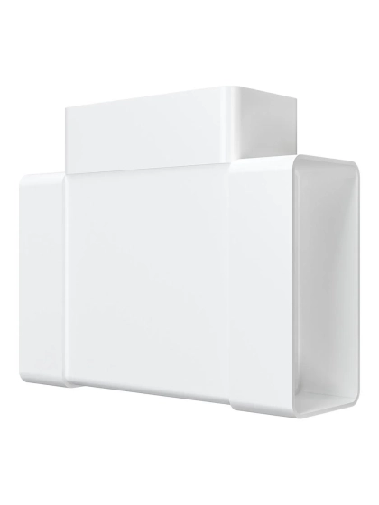 Тройник для плоских воздуховодов 110х55 мм 511ТПП