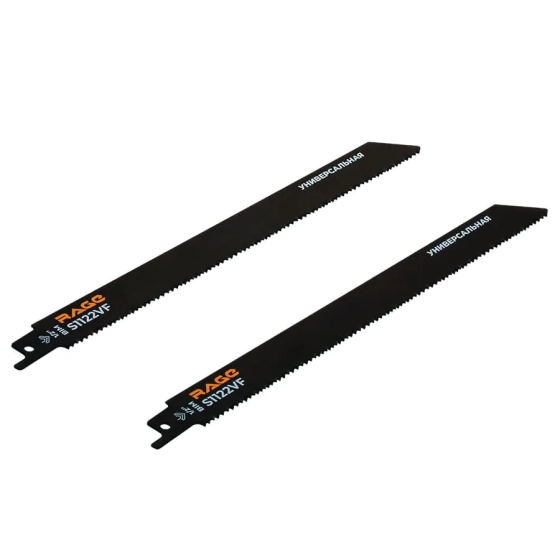 Пилки для сабельной пилы универсальные 225 мм, 2 шт RAGE S1122VF (552120)