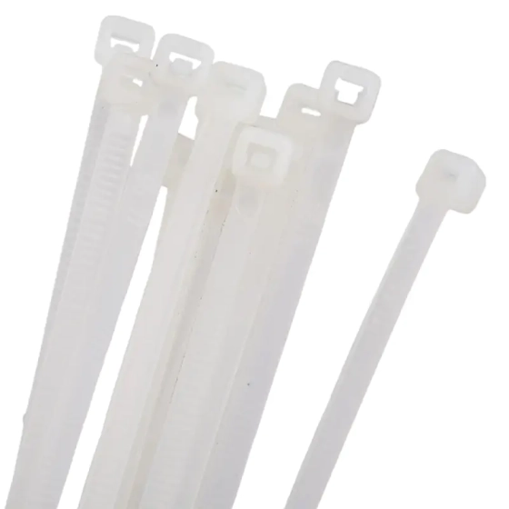 Хомут-стяжка нейлоновая 150х2,5 мм Navigator белый (100 шт)