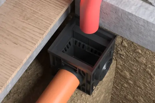 Дождеприемник пластиковый 300х300 Ecoteck