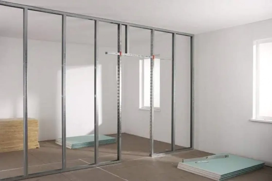 Профиль Knauf для гипсокартона CW 50x50. Длина 4 м. Толщина 0,6 мм. РФ.