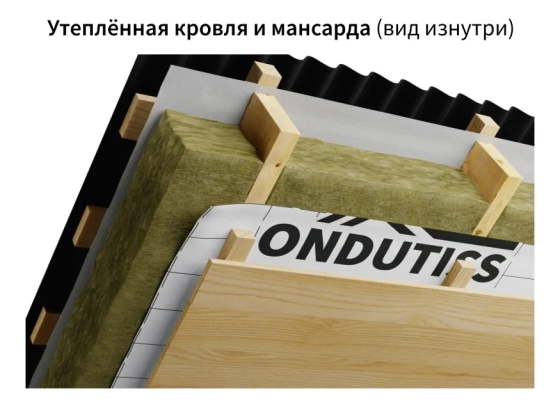 Пароизоляционная плёнка Ондутис Basic B 50 м²