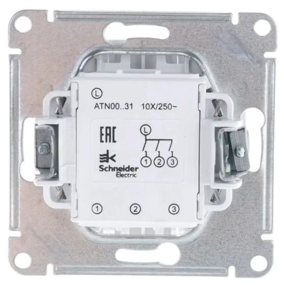 Выключатель трехкл. Schneider Electric AtlasDesign ATN000131