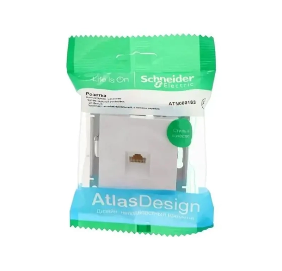 Розетка компьютерная Schneider Electric AtlasDesign ATN000183