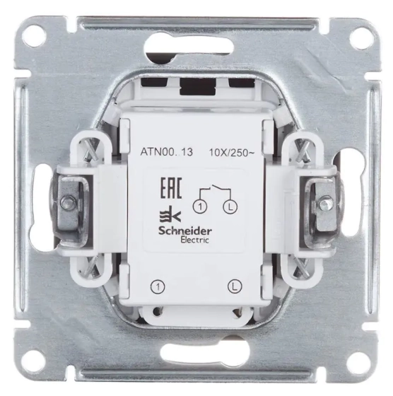 Выключатель однокл. с подсветкой Schneider Electric AtlasDesign ATN001013