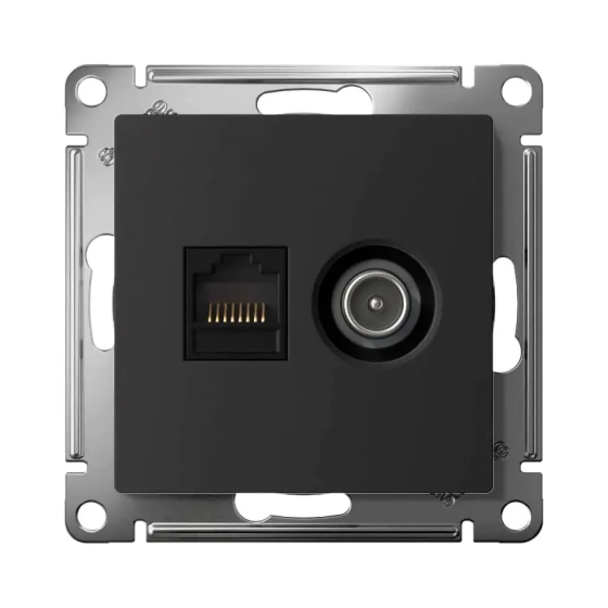 Розетка компьютерн. и телевизион. Systeme Electric AtlasDesign ATN001089