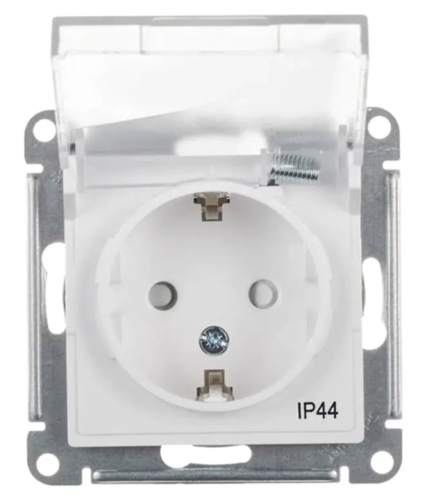 Розетка IP44 Schneider Electric AtlasDesign ATN440146 с/з