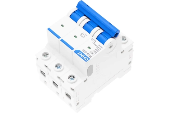 Автоматический выключатель CHINT NXB-63S 3P 63А 4,5kA тип C