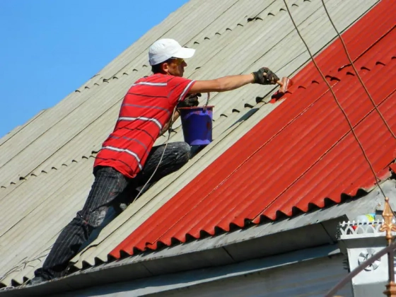 Краска Condor Dachfarbe D17 для крыш и цоколей кирпично-красная 5 л