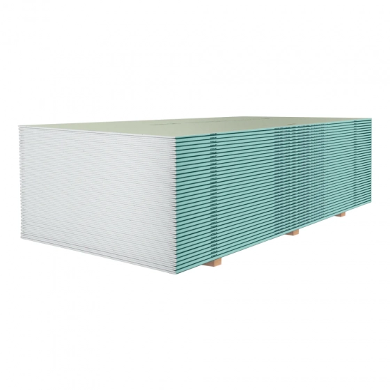 Гипсокартон KNAUF влагостойкий 9,5х1200х2500 мм