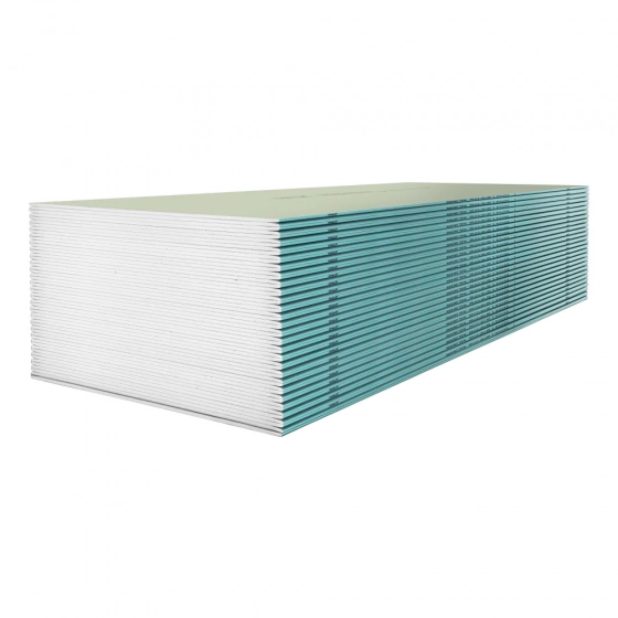 Гипсокартон KNAUF влагостойкий 9,5х1200х3000 мм