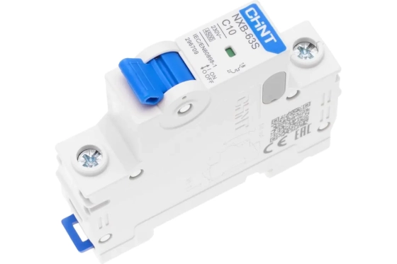 Автоматический выключатель CHINT NXB-63S 1P 10А 4,5kA тип C