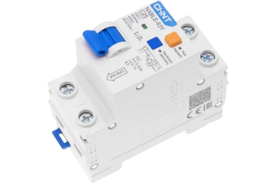 Дифавтомат CHINT NXBLE-63Y 4,5kA 1P+N C 25A/30mA тип AC