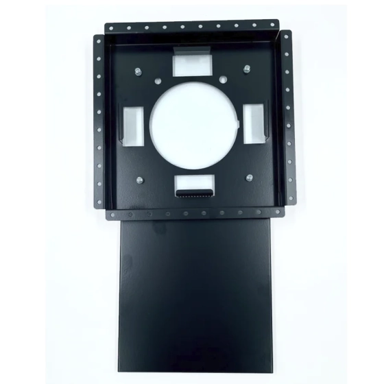 Решетка скрытого монтажа ВИЕНТО РСМ2020-ПЛИТКА 207*207, черная