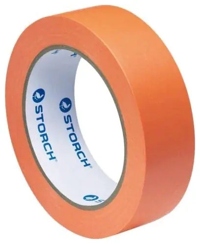 Лента малярная ПВХ STORCH Das Preiswerte 494150 оранжевая 50 мм х 33 м