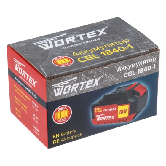 Аккумулятор Wortex CBL 1840-1 18V 4 Ah