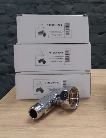 Комплект фитингов для полотенцесушителя Luxon (угловая)  1"х 1"