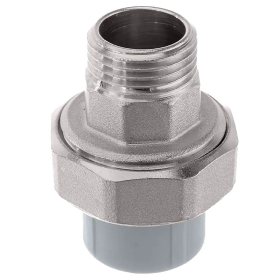 Муфта комб. разъем. наружная резьба 20х1/2" Valfex ПП