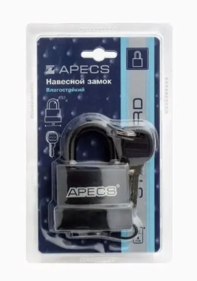 Замок навесной Apecs PDR-50-55