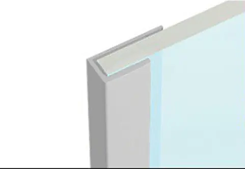 Торцевой ПВХ профиль для гипсокартона 12,5 мм (3 м)